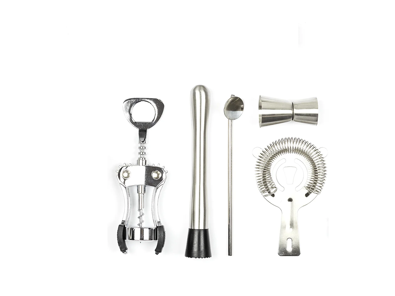 Set A Cocktail 16 Accessoires Argent