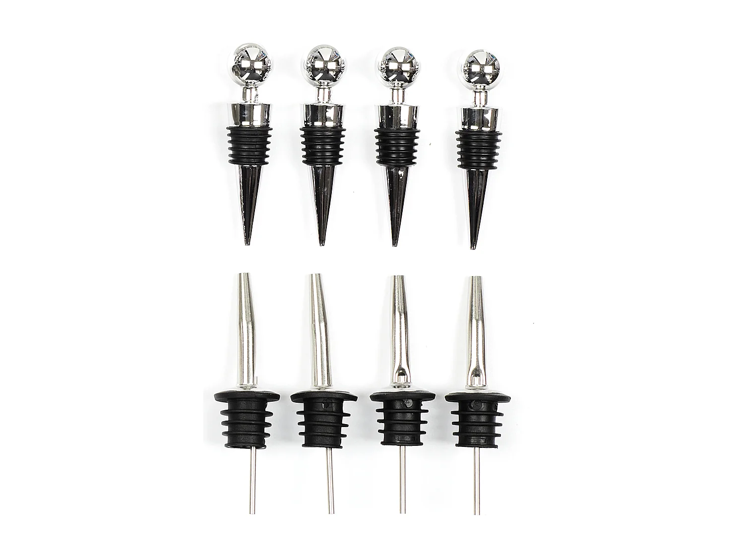 Set A Cocktail 16 Accessoires Argent