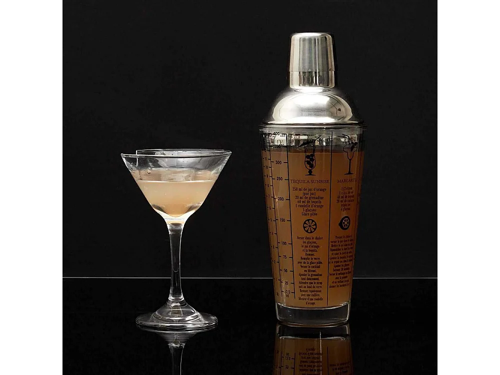Shaker Cocktailglas Recepten 450ml Transparant