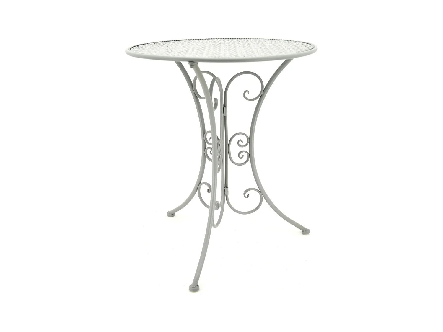 Table ronde en métal