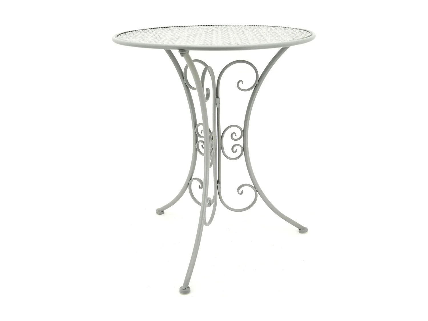 Table ronde en métal