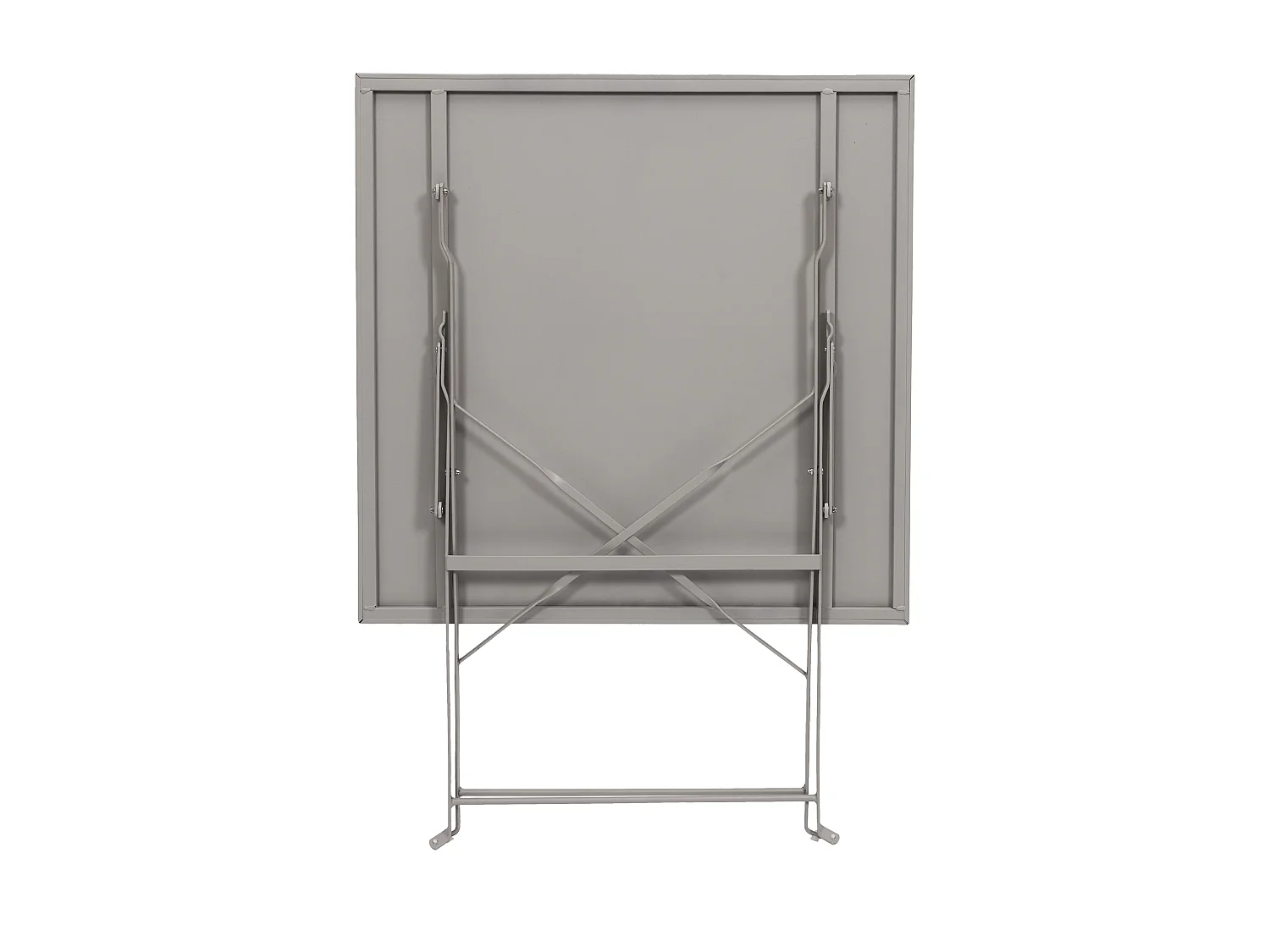 Table De Repas Pliante Palerme Taupe 70x70x71cm Gris