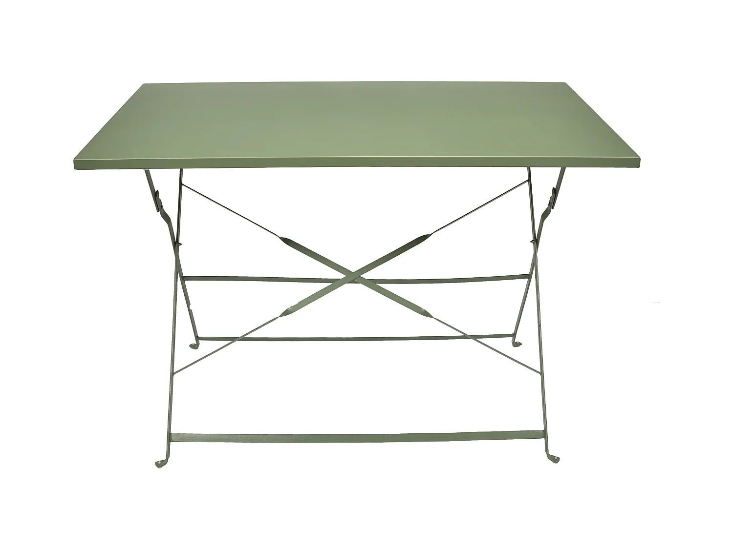 Table Repas Pliante Palerme Kaki 110x70x71cm Vert