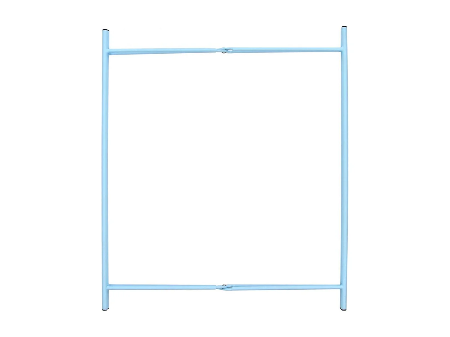 Table d'appoint en acier nuances de bleu