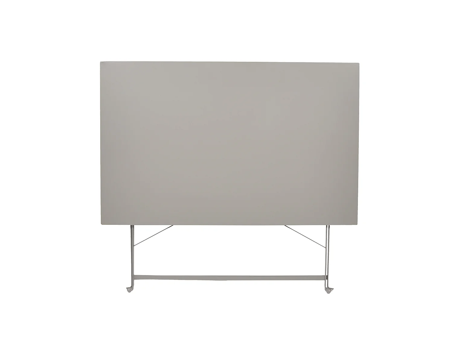 Table Repas Pliante Palerme Taupe 110x70x71cm Gris