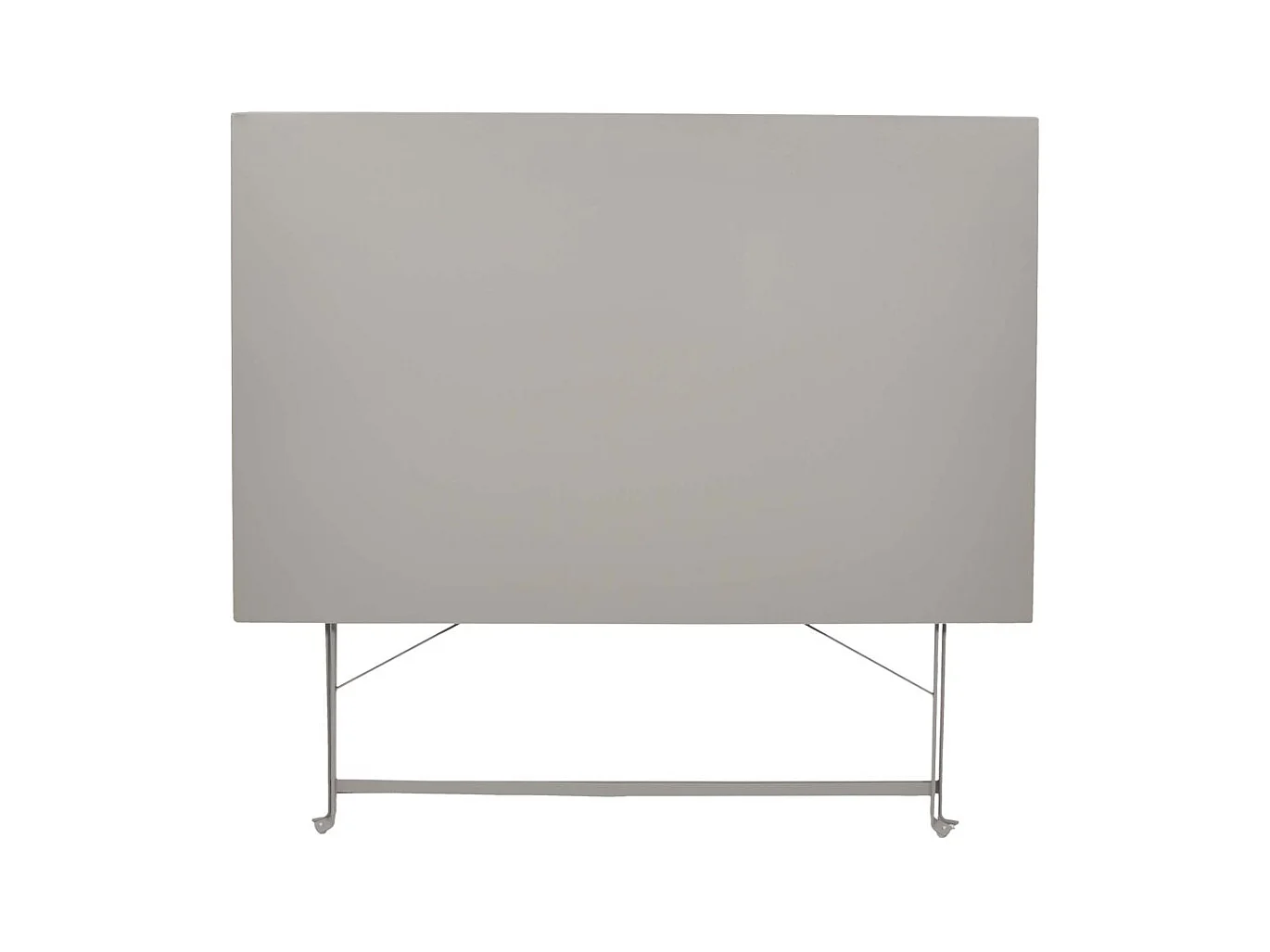 Table Repas Pliante Palerme Taupe 110x70x71cm Gris