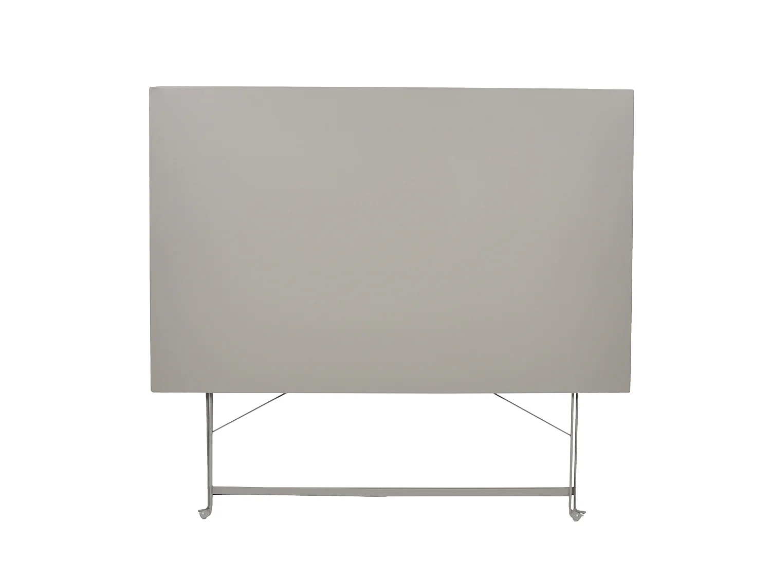 Table Repas Pliante Palerme Taupe 110x70x71cm Gris
