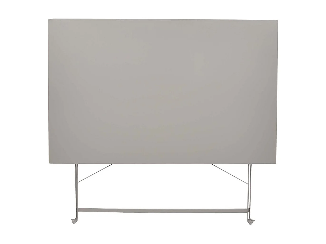 Table Repas Pliante Palerme Taupe 110x70x71cm Gris