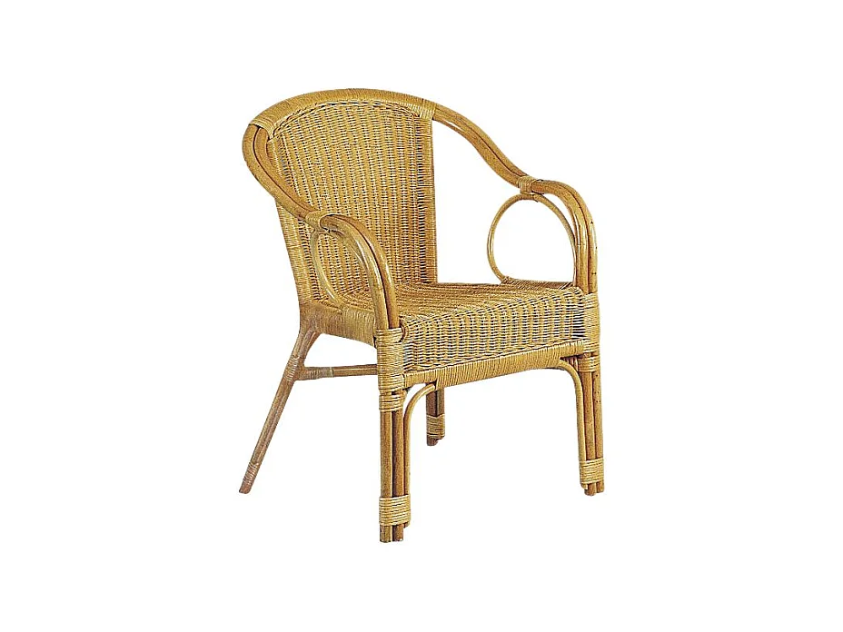 Fauteuil en moelle de rotin Eden