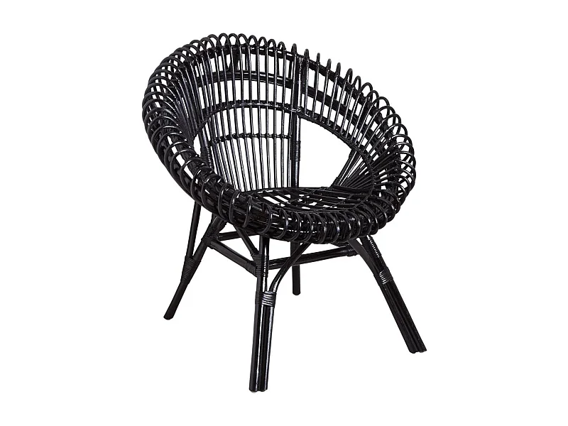 Fauteuil soleil en rotin