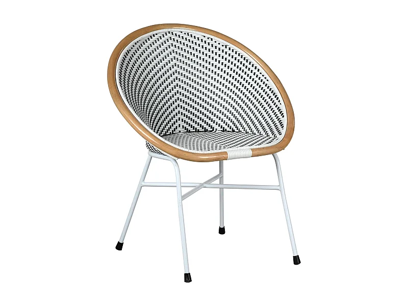 Fauteuil en rotin synthétique Ode