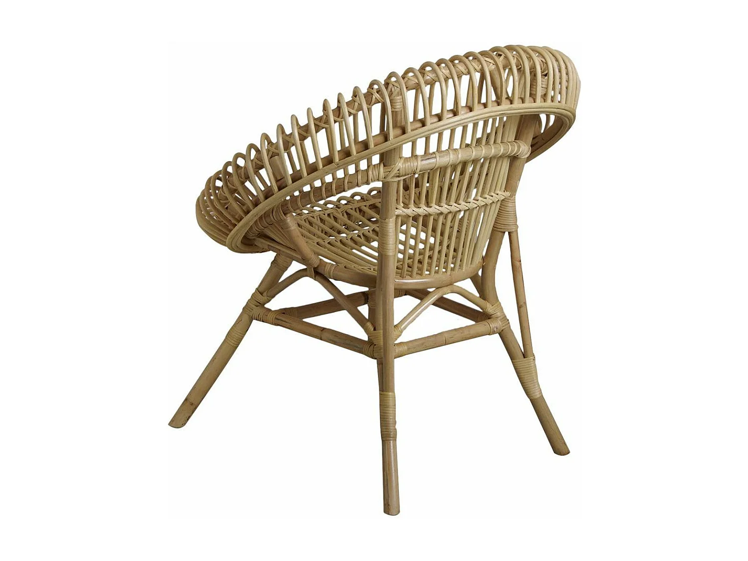 Fauteuil soleil en rotin