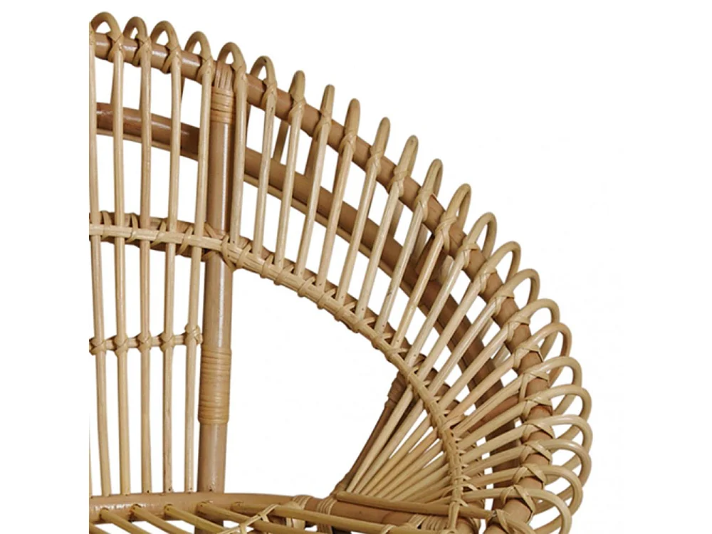 Fauteuil soleil en rotin