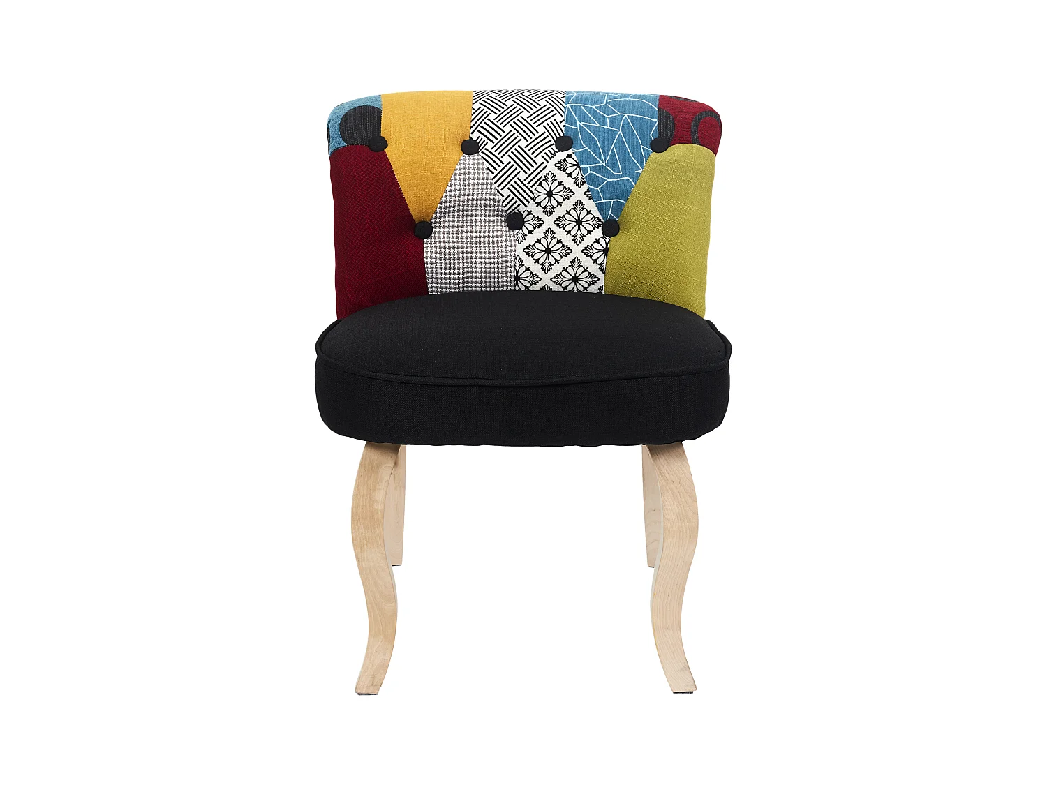 Fauteuil Eleonor Patchwork Multicolore