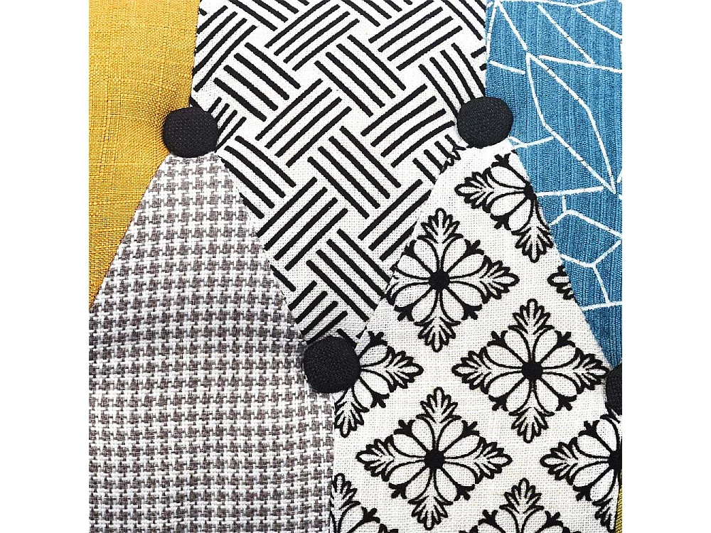 Fauteuil Eleonor Patchwork Multicolore