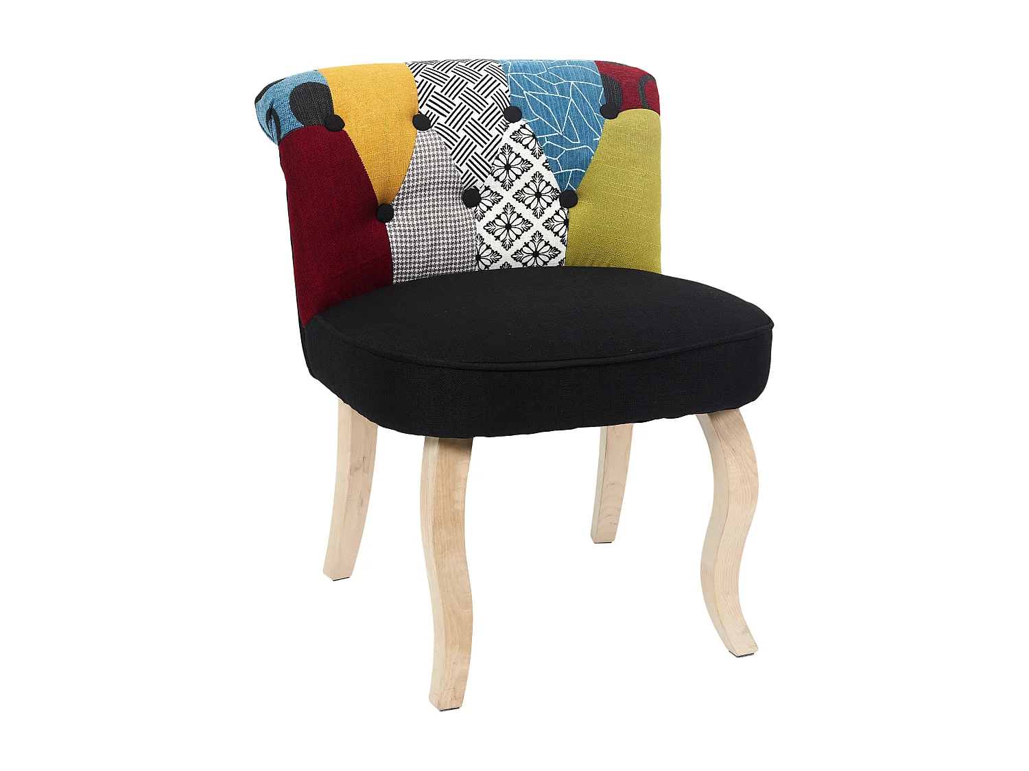 Fauteuil Eleonor Patchwork Multicolore