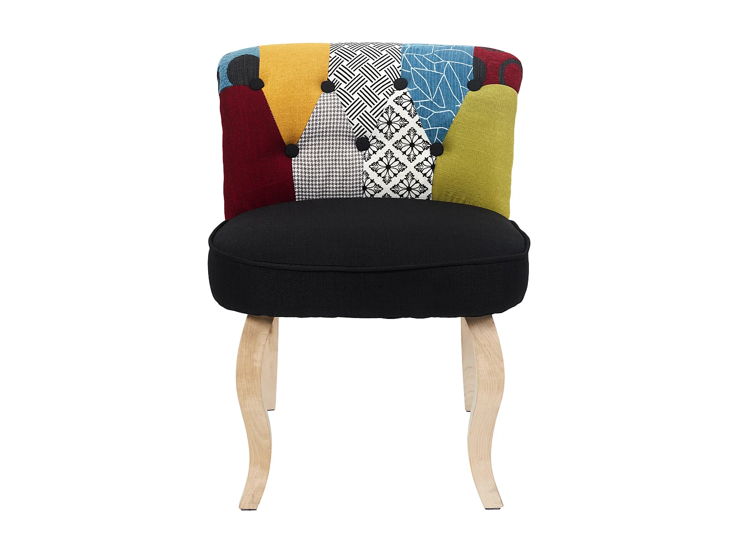 Fauteuil Eleonor Patchwork Multicolore