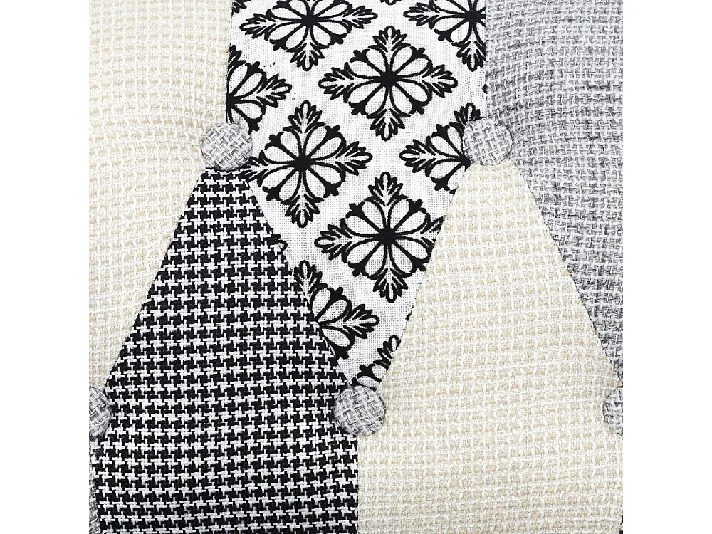 Fauteuil Eleonor Patchwork Gris Gris, Multicolore