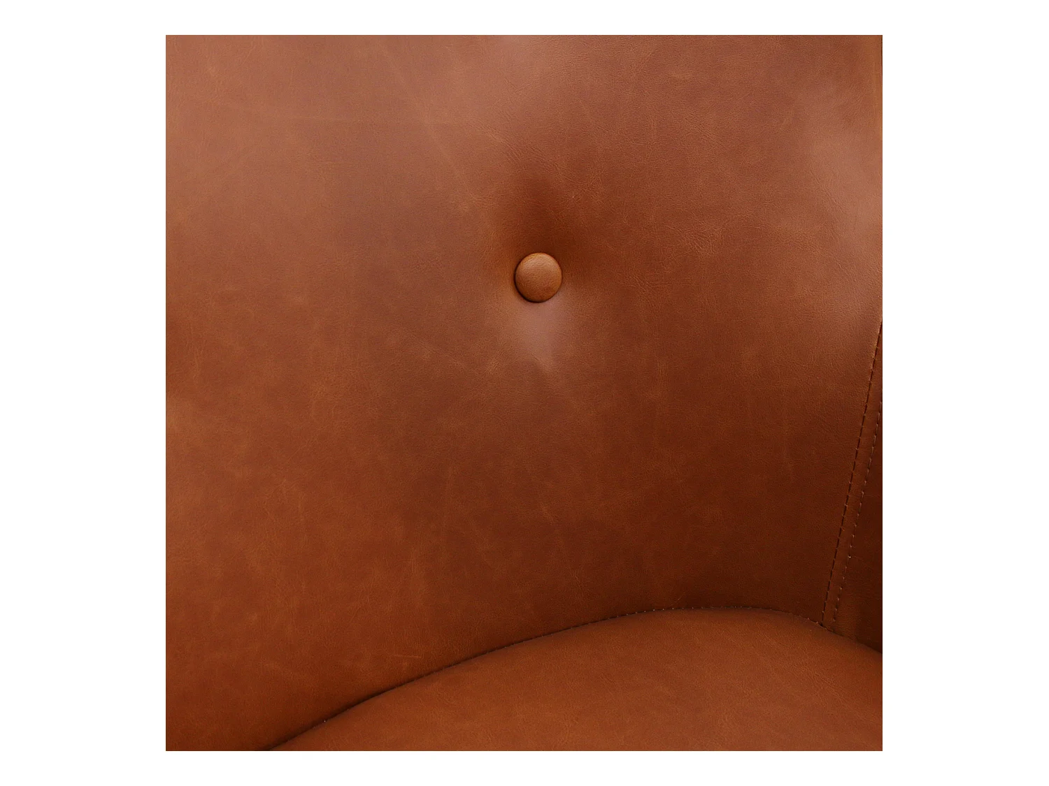 Fauteuil Helsinki Pu Marron Marron