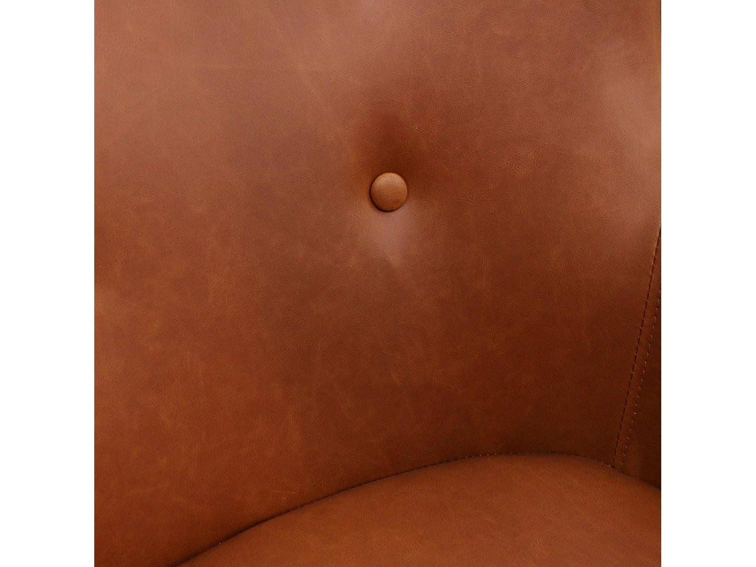 Fauteuil Helsinki Pu Marron Marron