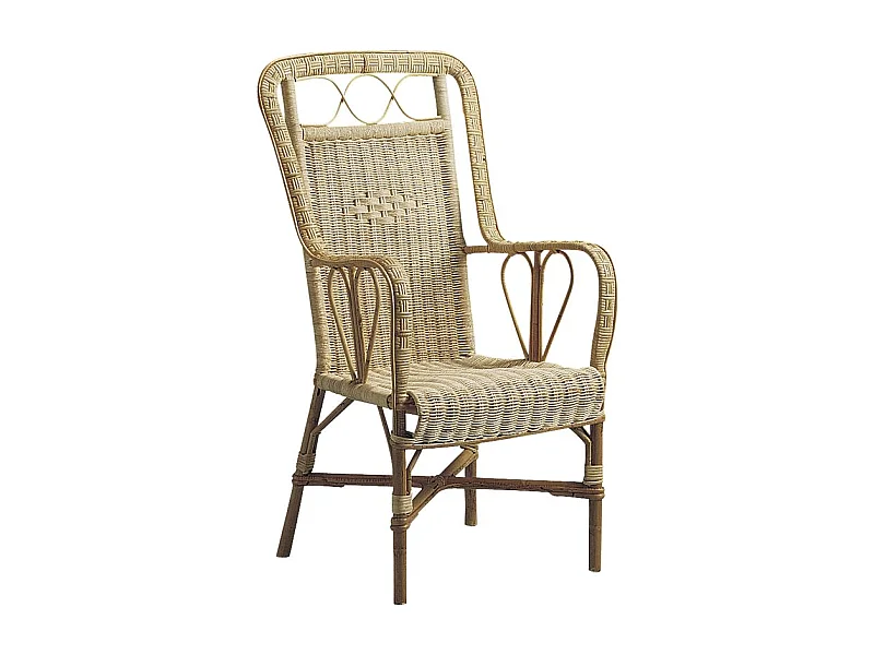 Fauteuil rotin naturel Empereur