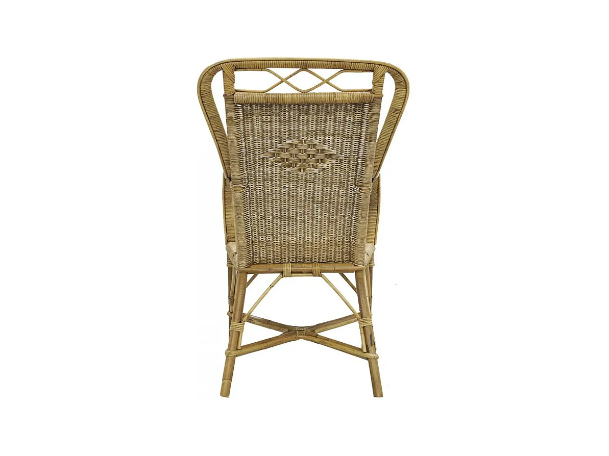 Fauteuil rotin naturel Empereur