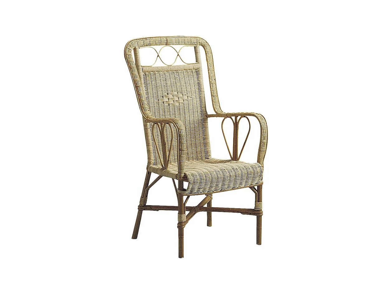 Fauteuil rotin naturel Empereur