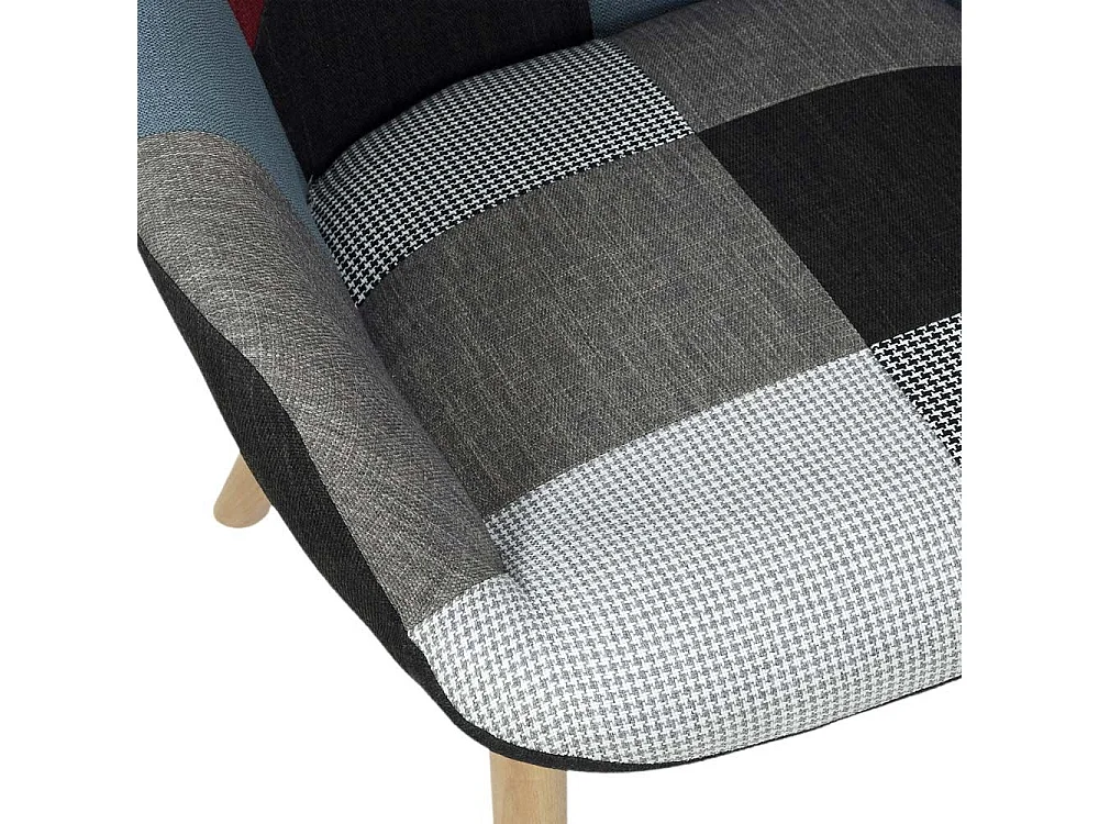 Fauteuil Milano Patchwork Multicolore