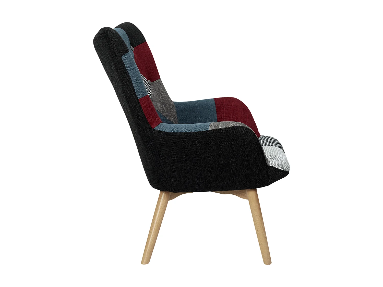 Fauteuil Milano Patchwork Multicolore