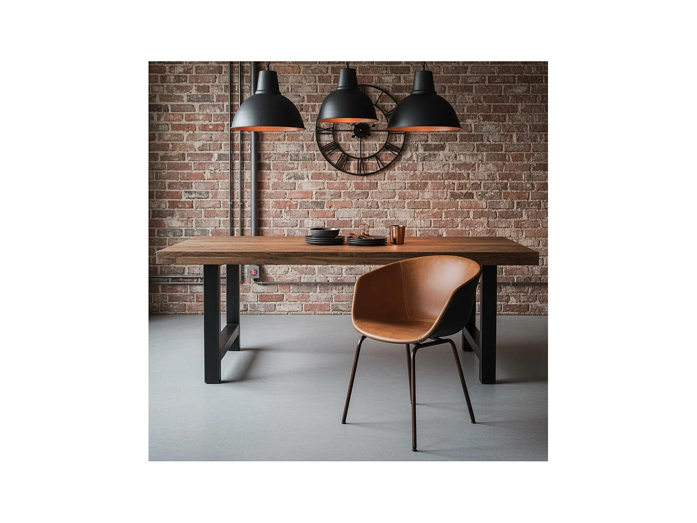 Fauteuil en polyuréthane camel