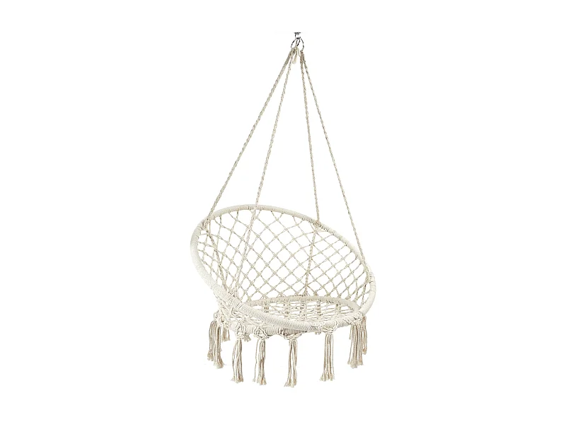Balancelle Macrame Terre Inconnue 120x80cm Beige