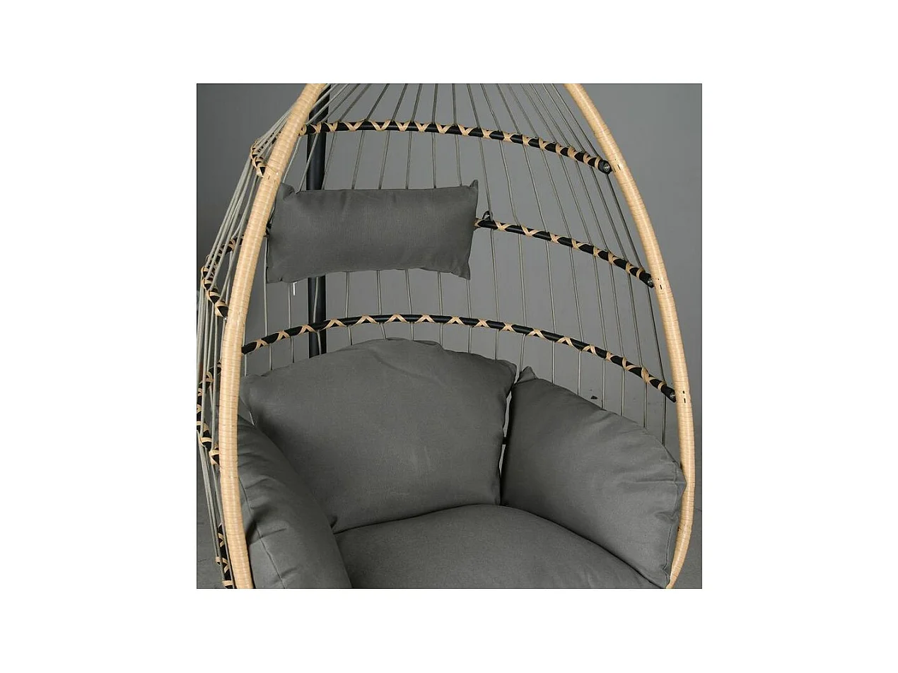 Balancelle design en polyrésine et acier