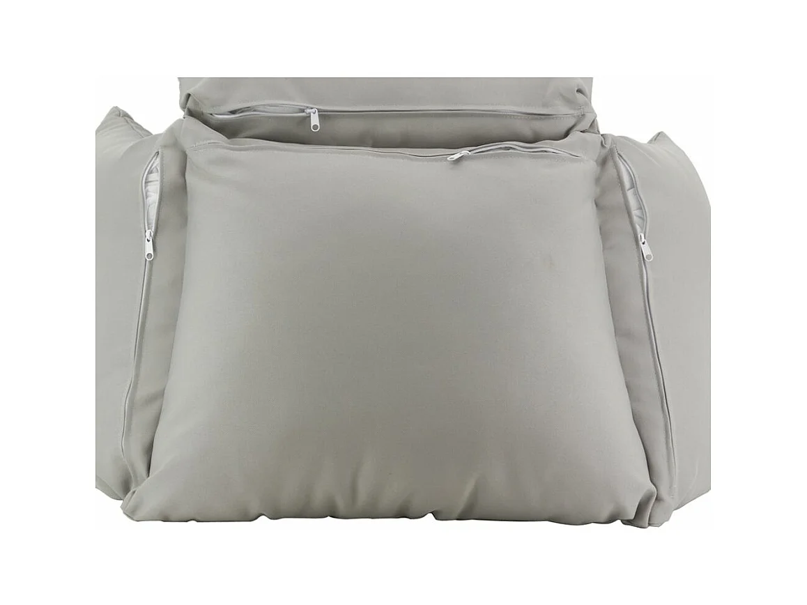 Balancelle ronde en polyrésine et acier