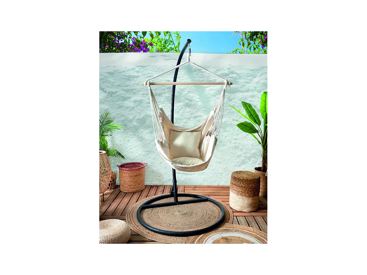 Balancelle Terre Inconnue 125x98cm Beige