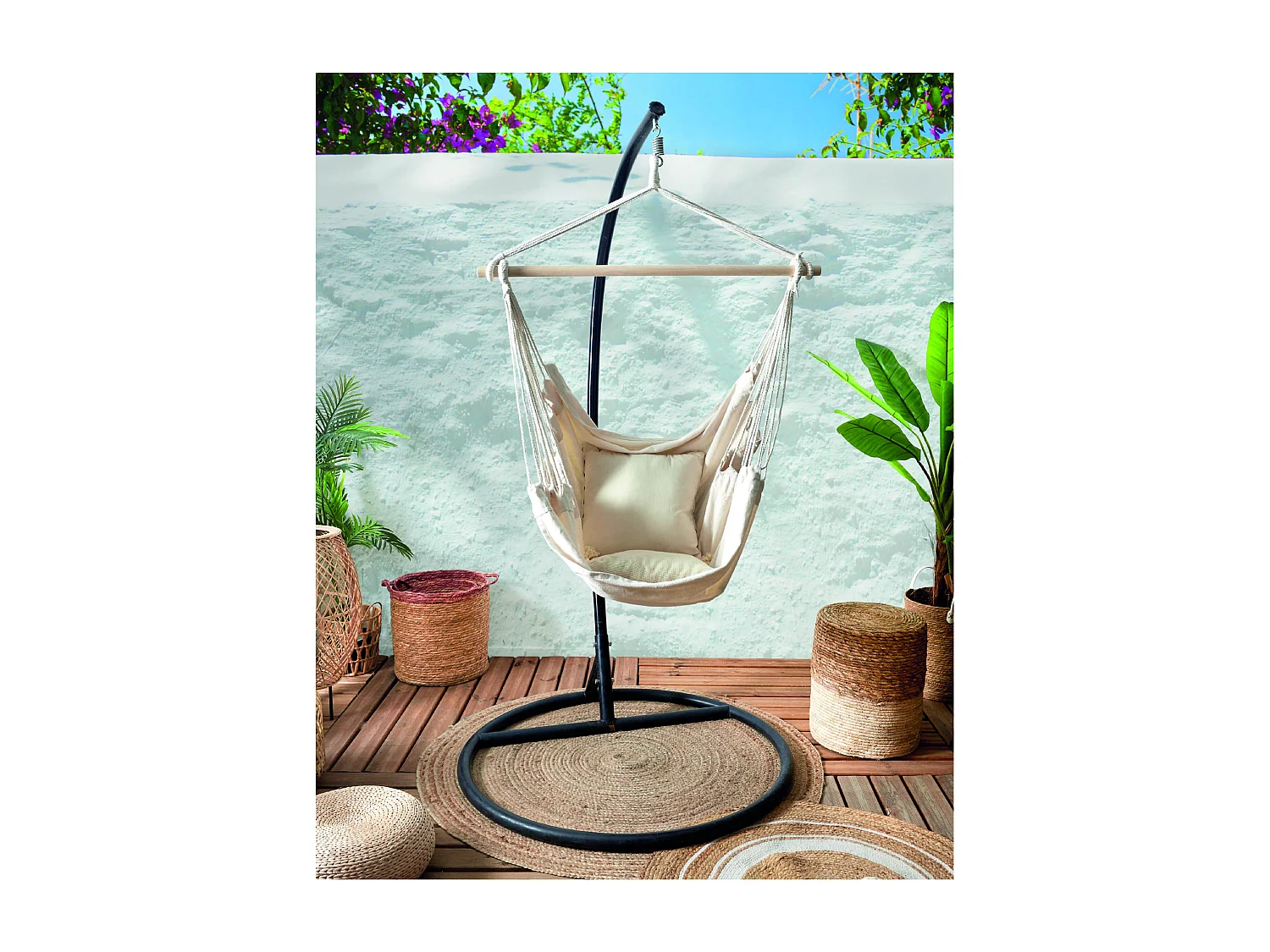 Balancelle Terre Inconnue 125x98cm Beige