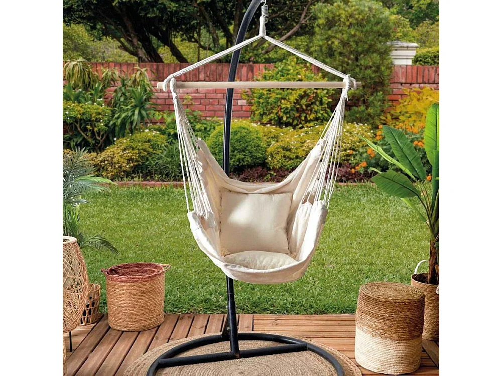 Balancelle Terre Inconnue 125x98cm Beige