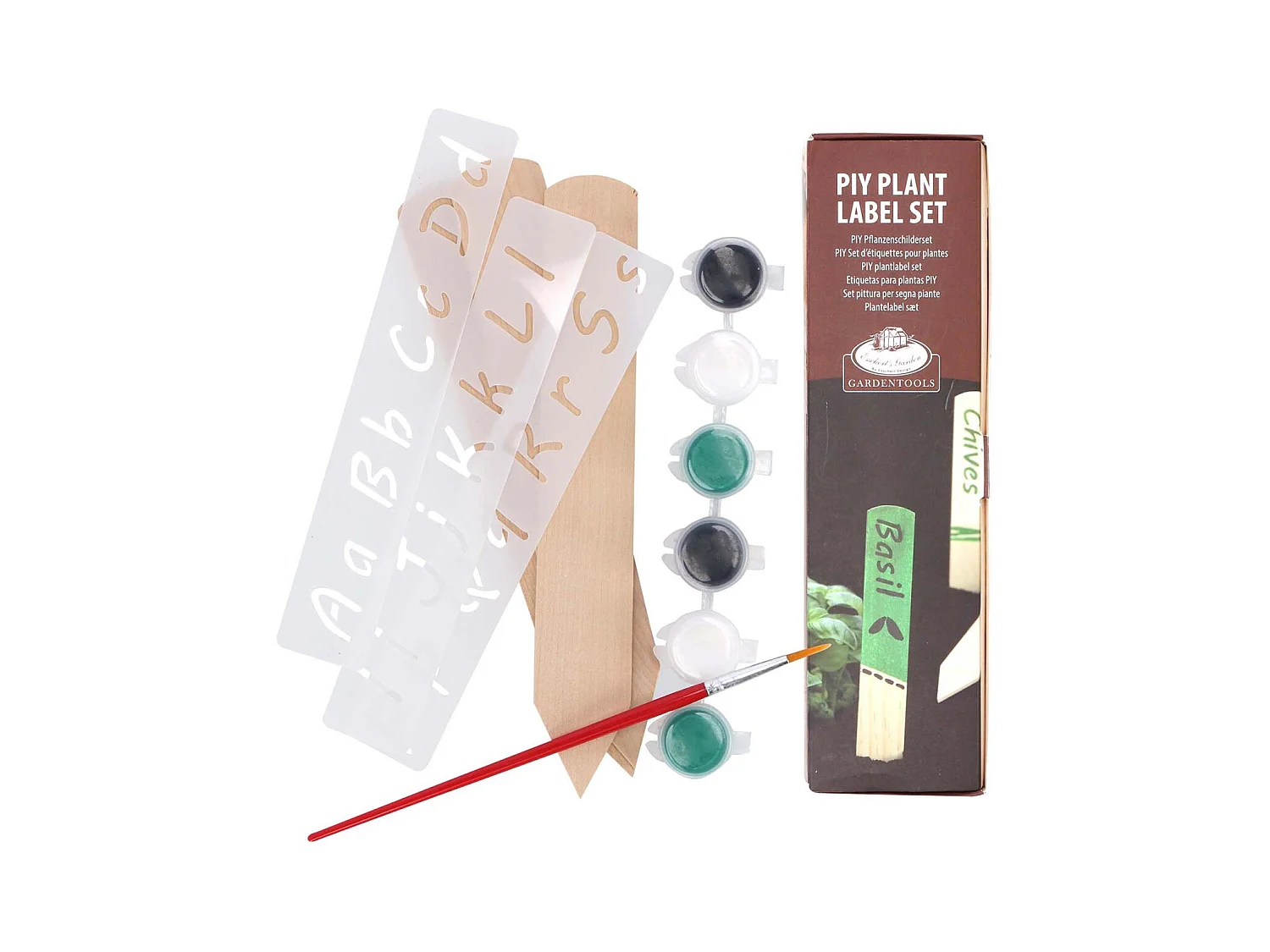 Set étiquettes potagères en bois DIY