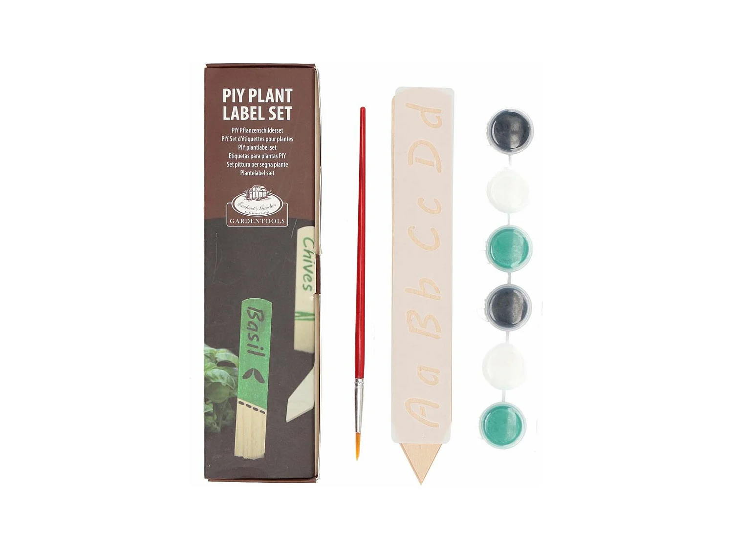 Set étiquettes potagères en bois DIY