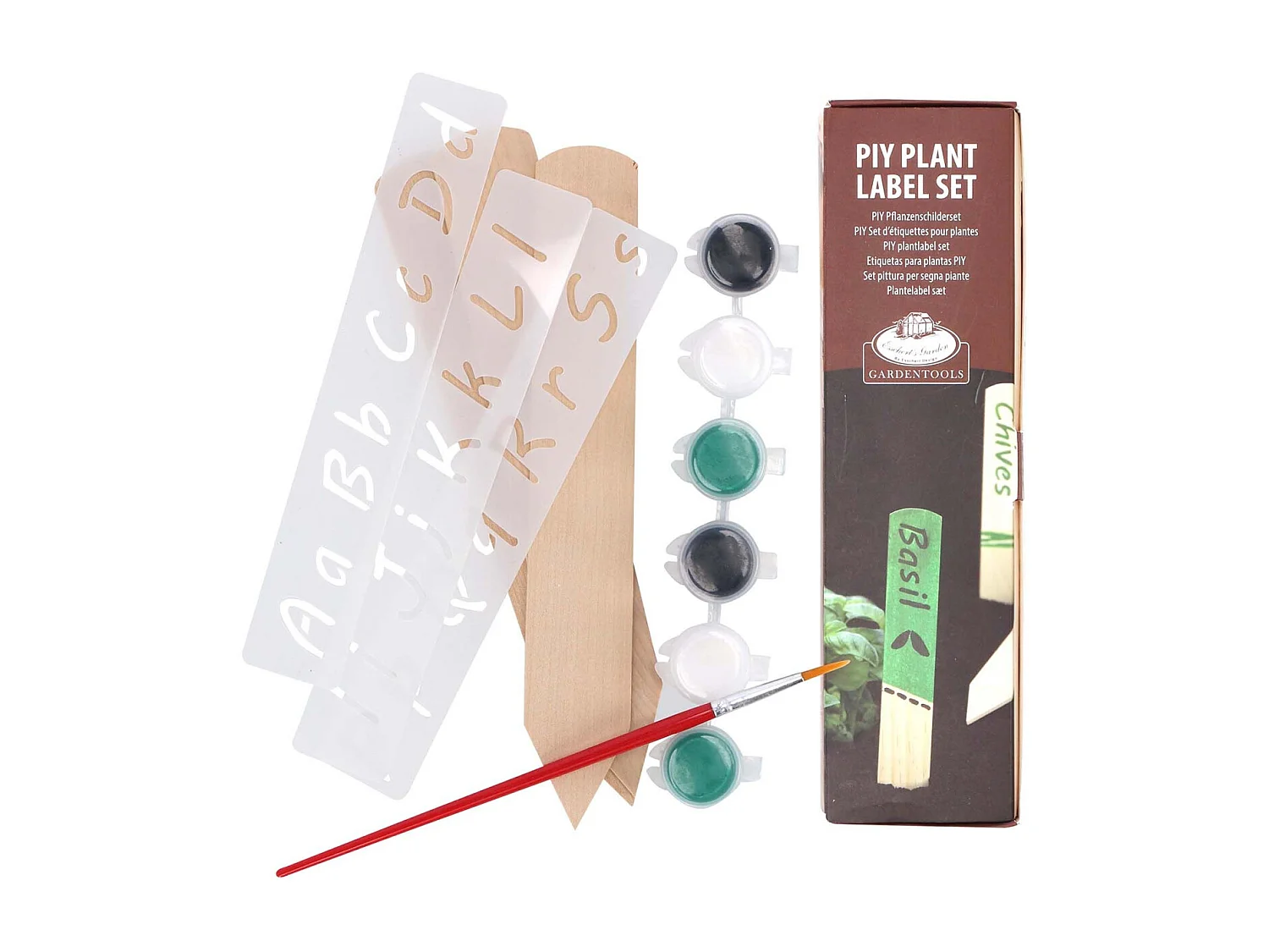 Set étiquettes potagères en bois DIY