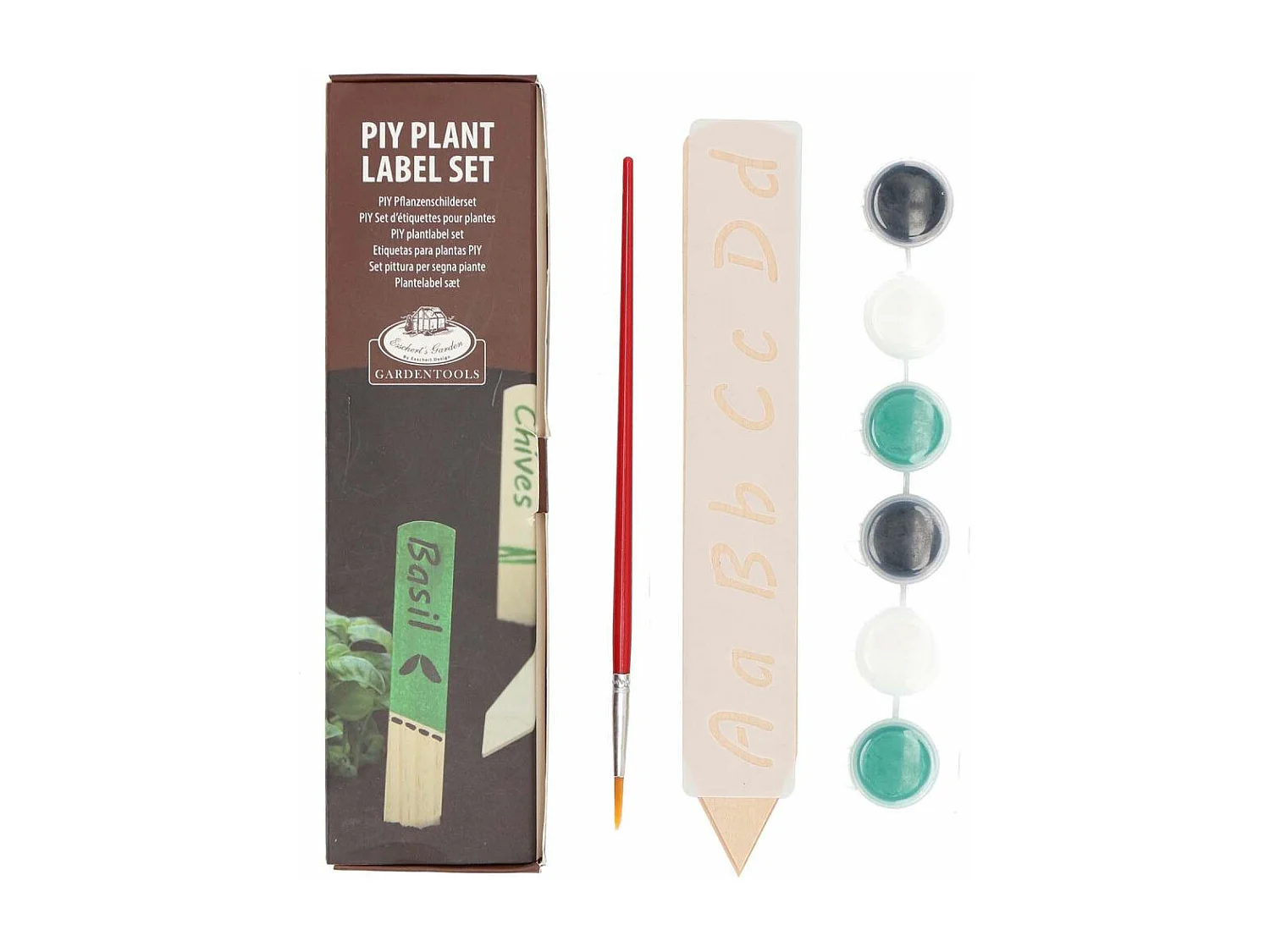 Set étiquettes potagères en bois DIY