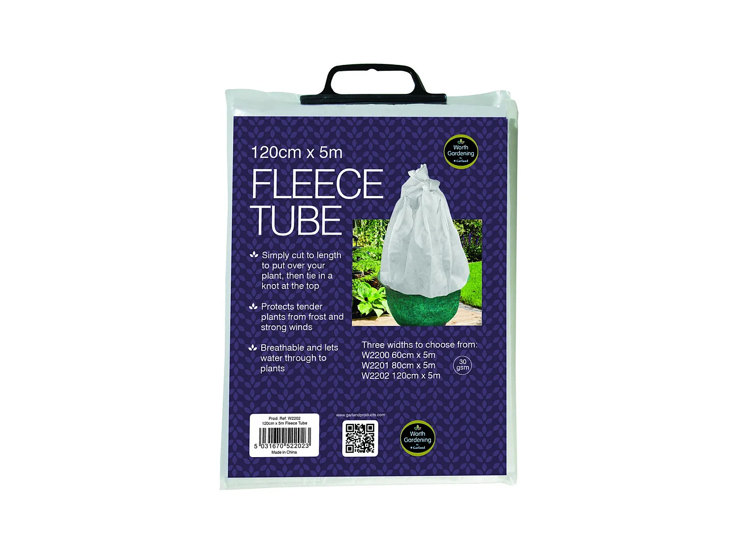 Cubierta fitosanitaria transpirable 5m a recortar Diámetro 120 cm