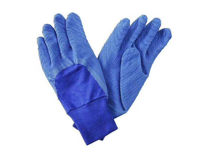 Gants de jardinage latex polyvalents All around Bleu - taille L