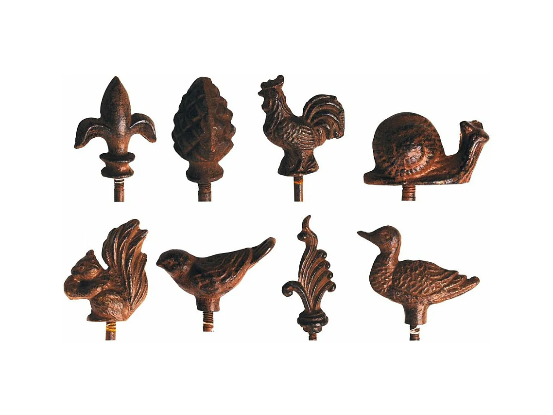 Supports à plantes verticaux (Lot de 8) Hauteur 175 cm