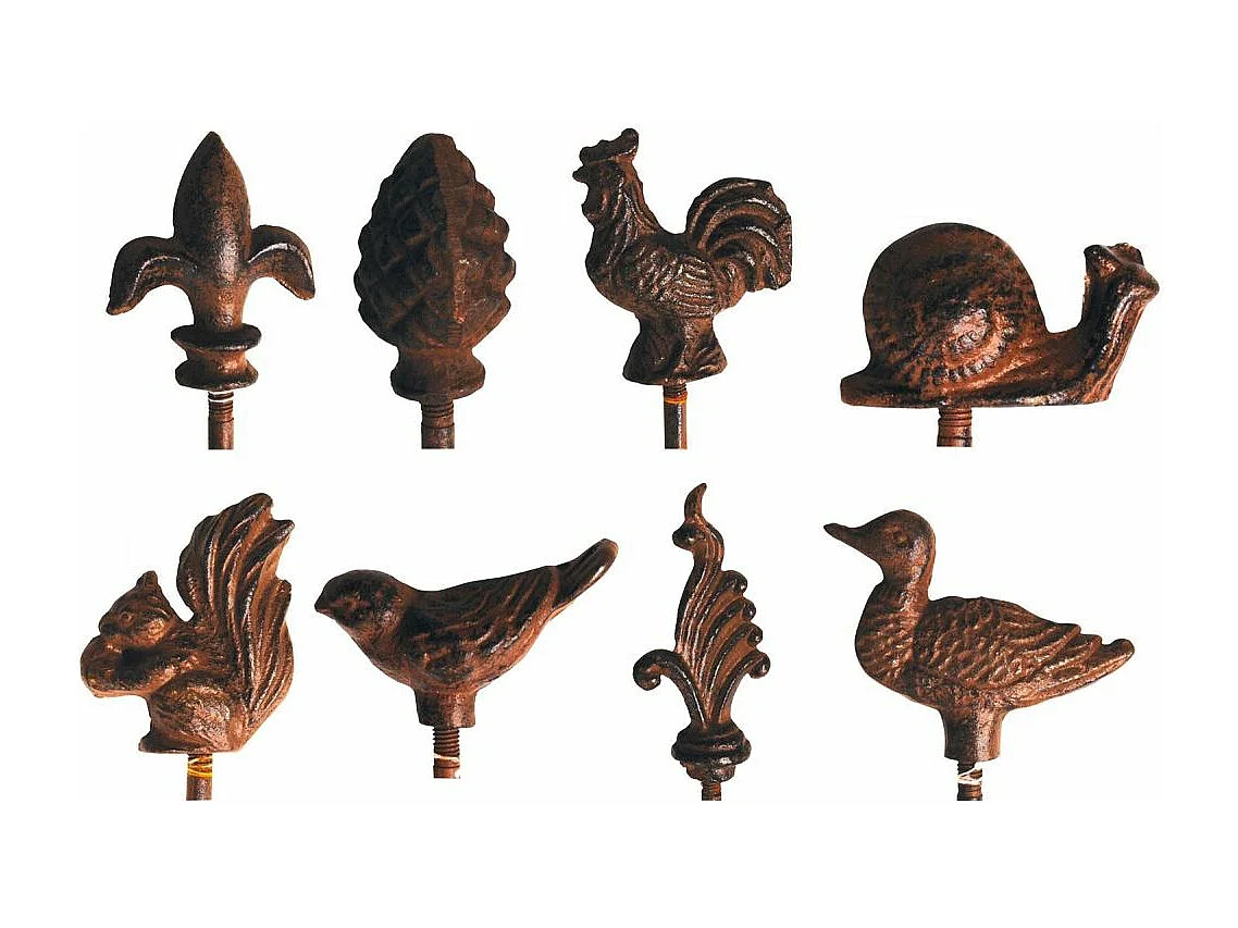 Supports à plantes verticaux (Lot de 8) Hauteur 175 cm