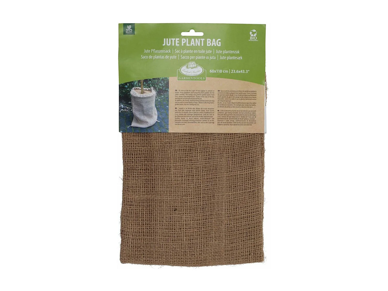 Überwinterungshülle für Pflanzen aus Naturfasern