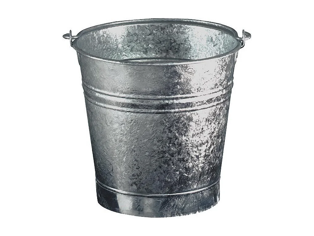 Seau en acier galvanisé 9 litres
