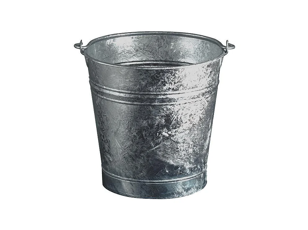 Seau en acier galvanisé 13 litres