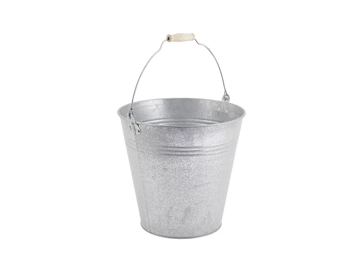 Seau en zinc givré 12L