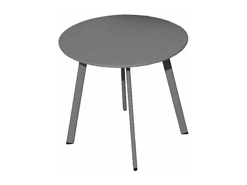 Table basse de jardin en acier Massai 40 cm Graphite