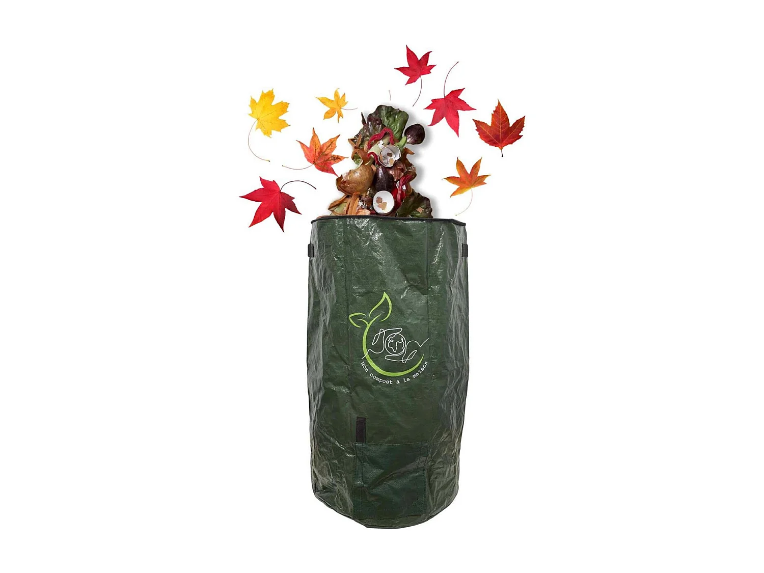 Sac De Compost Pour Jardin 127l Vert